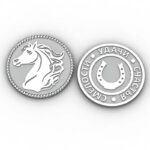 МОНЕТА С СИМВОЛОМ ГОДА 2026 «НА УДАЧУ». Новогодний сувенир